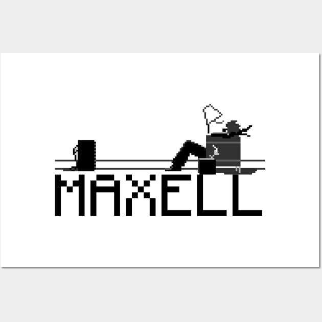 8bit maxell Wall Art by earthlover